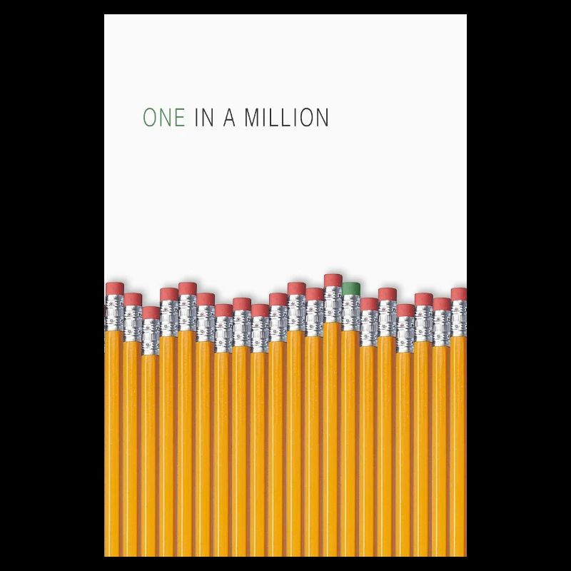 One in a Million Unique Statement Design