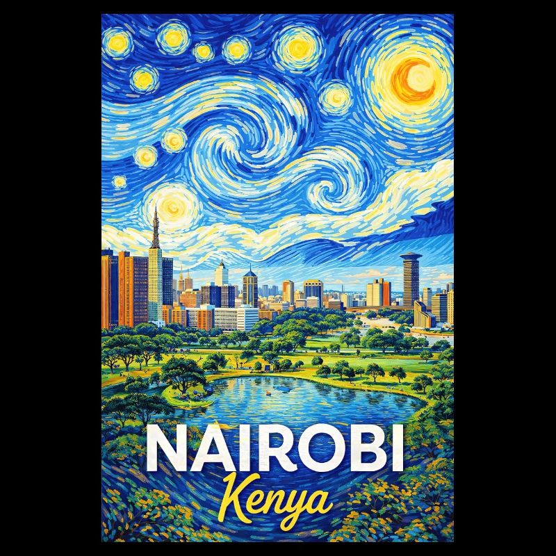 Nairobi Kenya Starry Night