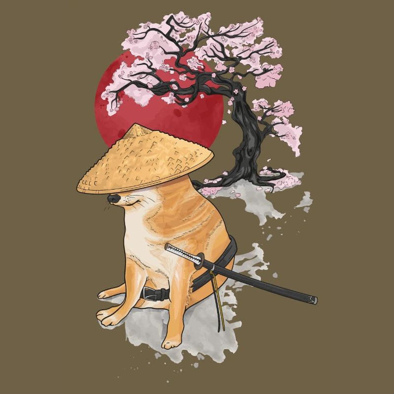 cheems samurai