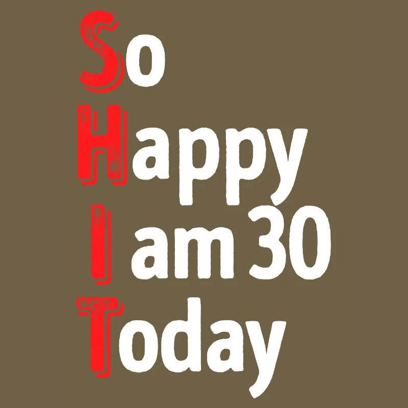 30s Statement Birthday 30 Years Old