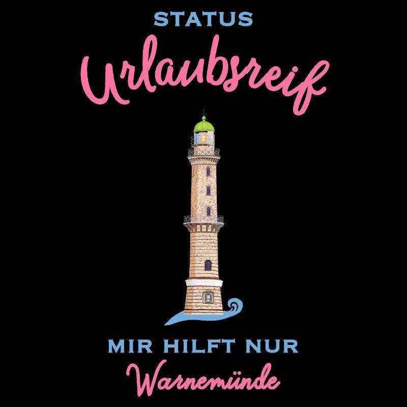 Kultiger alter Leuchtturm Warnemünde , Urlaubsreif