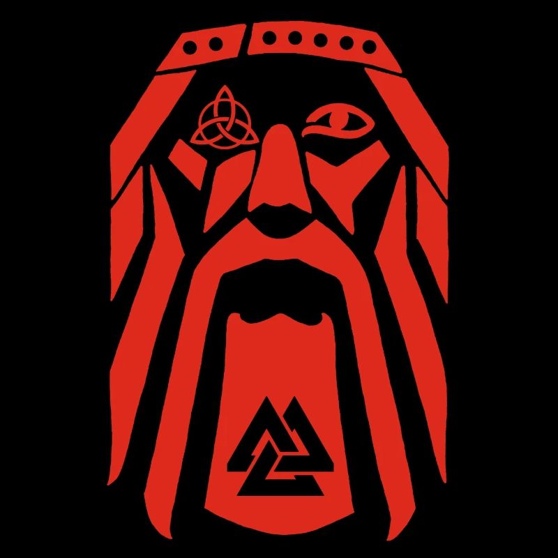 Wikingerkrieger (rot)