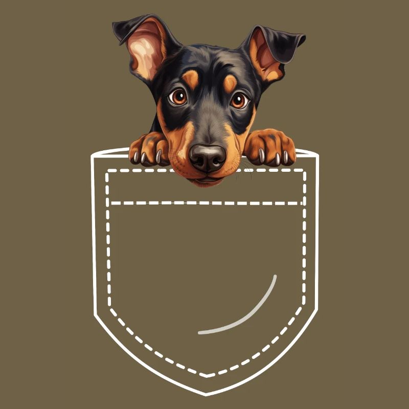 Hund Dobermann