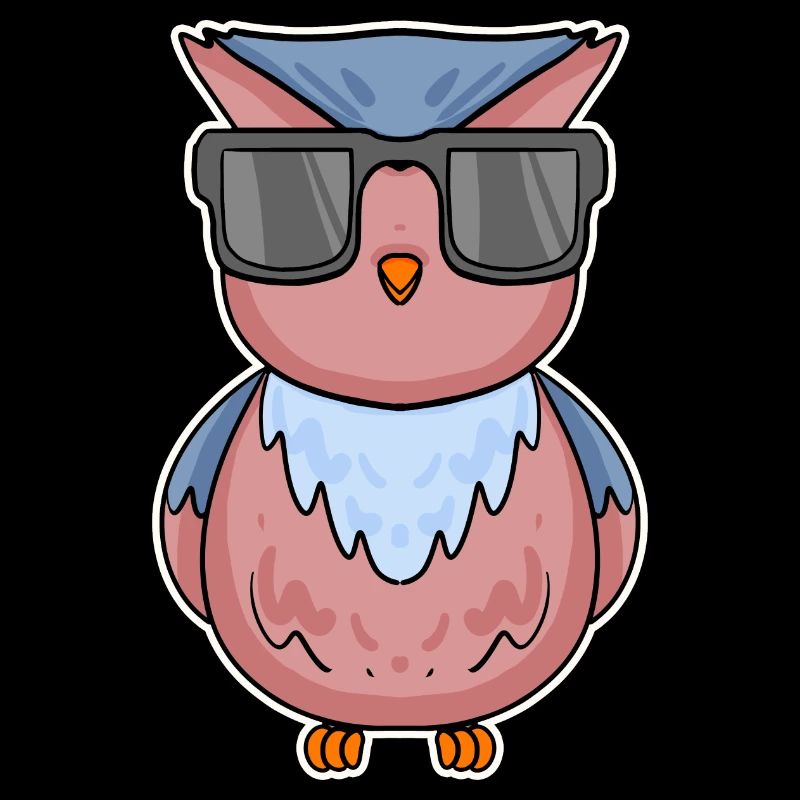 Eule mit Brille