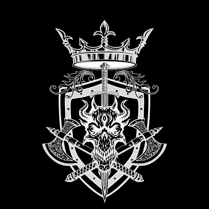 Majestic Dragon Crown Emblem