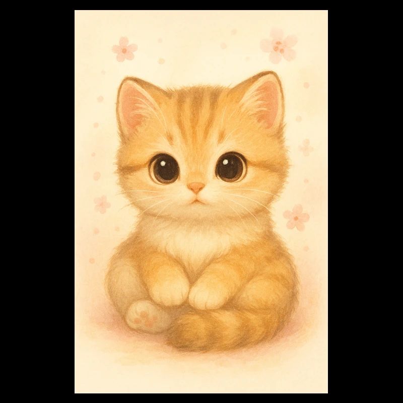 Süße Katze – Cute Kitten Illustrati