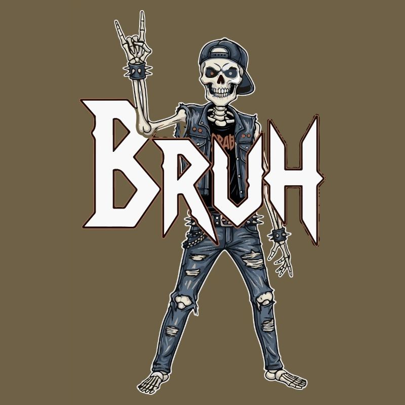 Bruh Skeleton Wippe