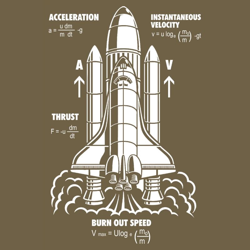 Rocket Propulsion Formula Nerdy STEM Rakete Geschenk