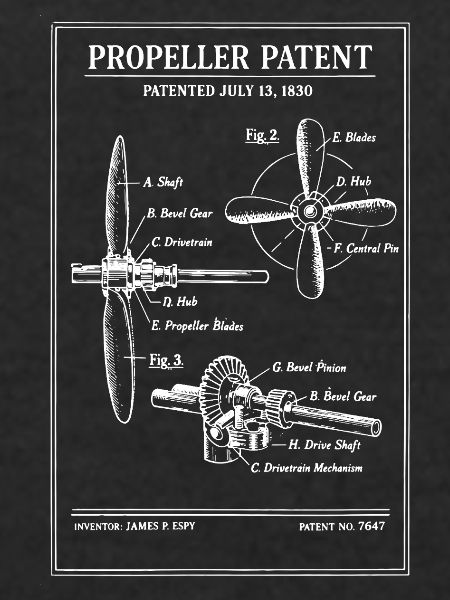 Propellerpatent-Bauplan