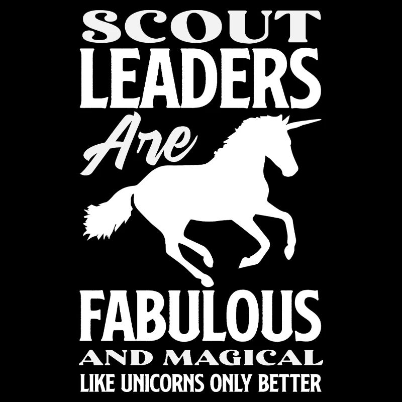 Scout Leader Are Fabulous Funny Scouting Unicorn