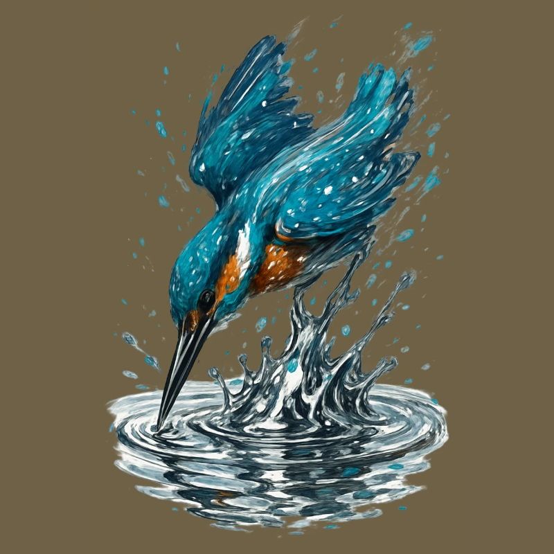 Eisvogel im Einsatz