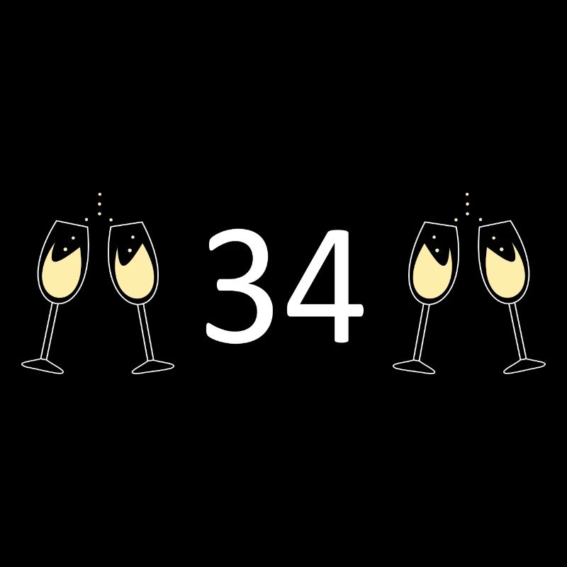 34e anniversaire 34 ans anniversaire 34 ans numéro 34