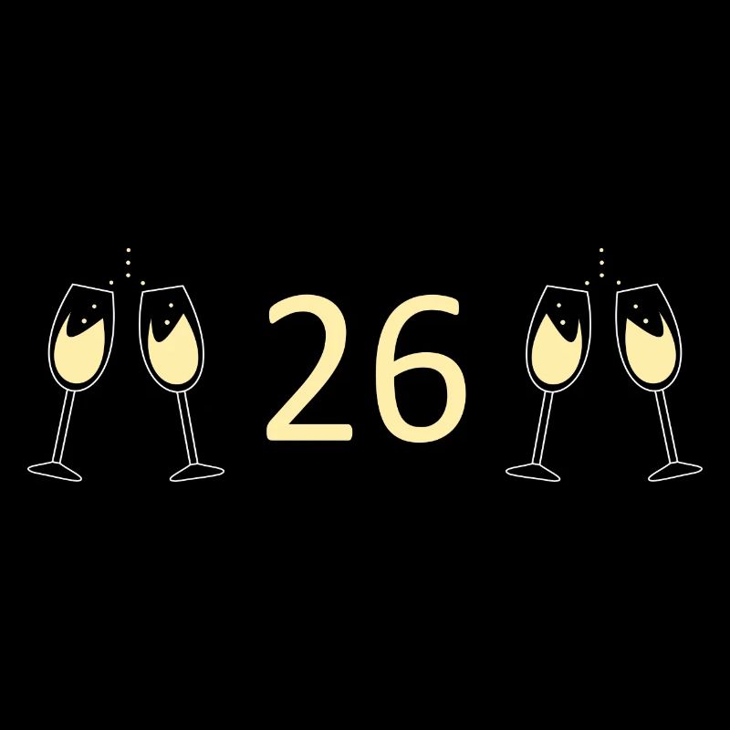 26e anniversaire 26 ans 26 ans numéro 26