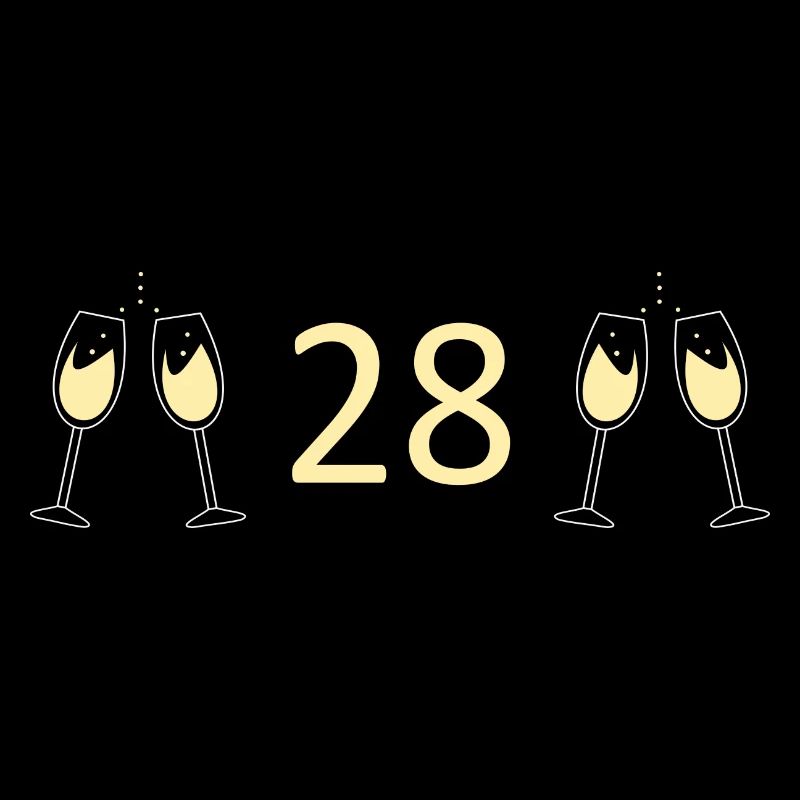 28e anniversaire 28 ans 28 ans numéro 28