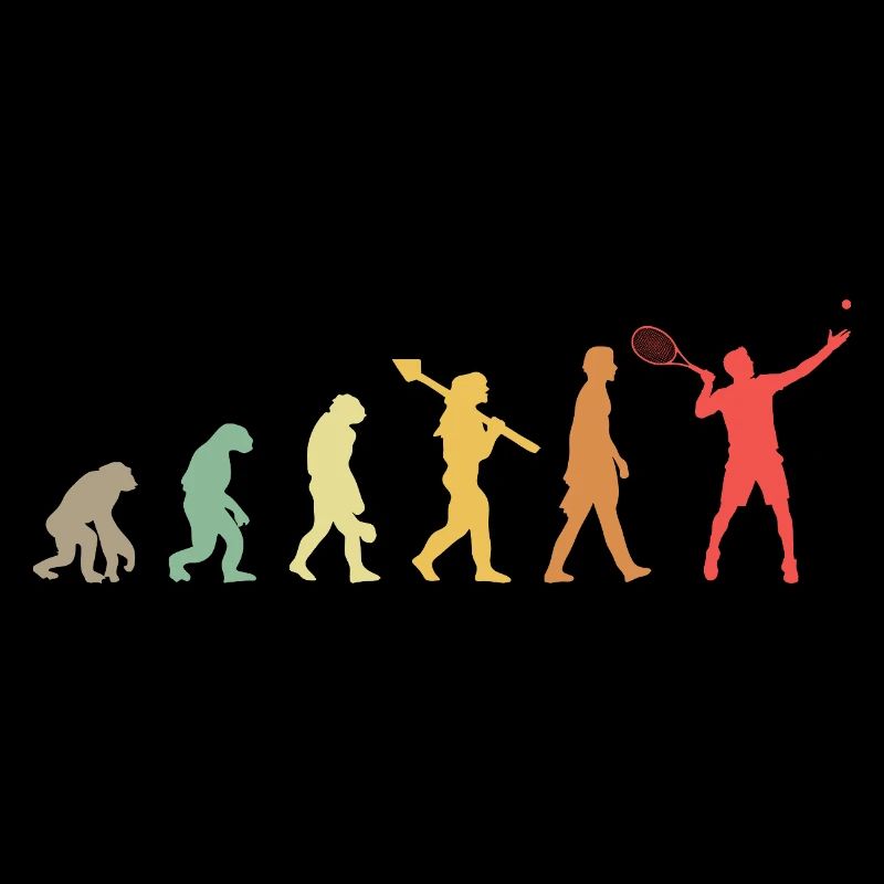 Tennis Evolution Tennis Player Retro Tennis Lover