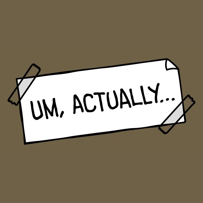 To Actually Stick Notes Nerd Smartass Logo