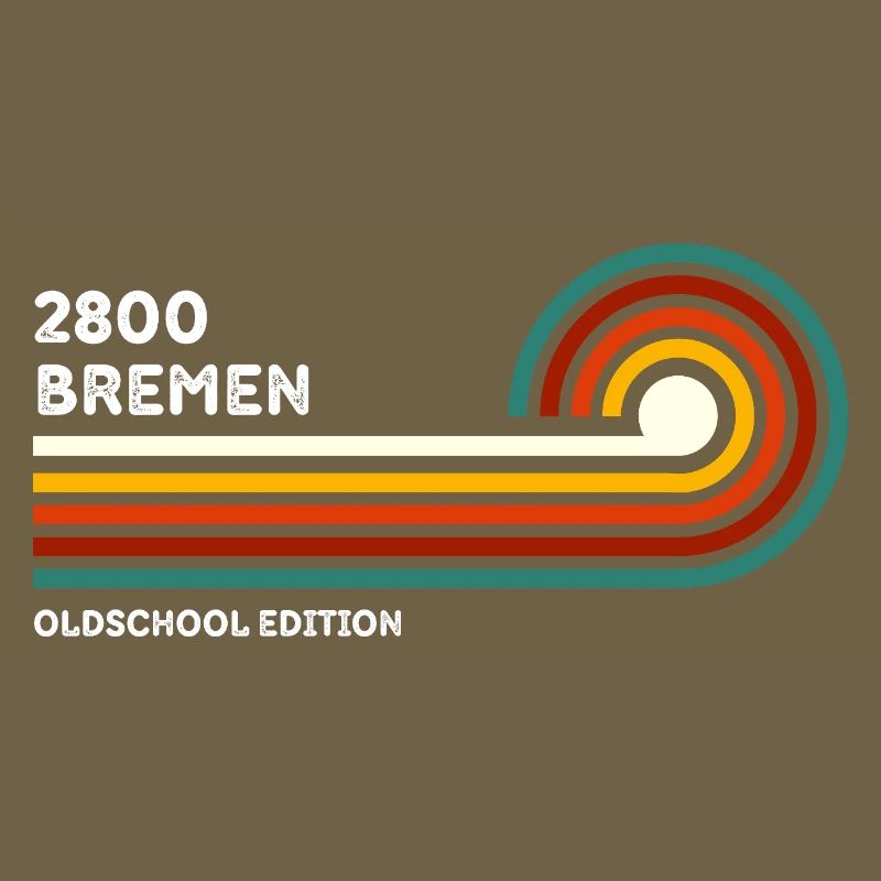 Bremen Retro Shirt 2800 Oldschool Zip Code