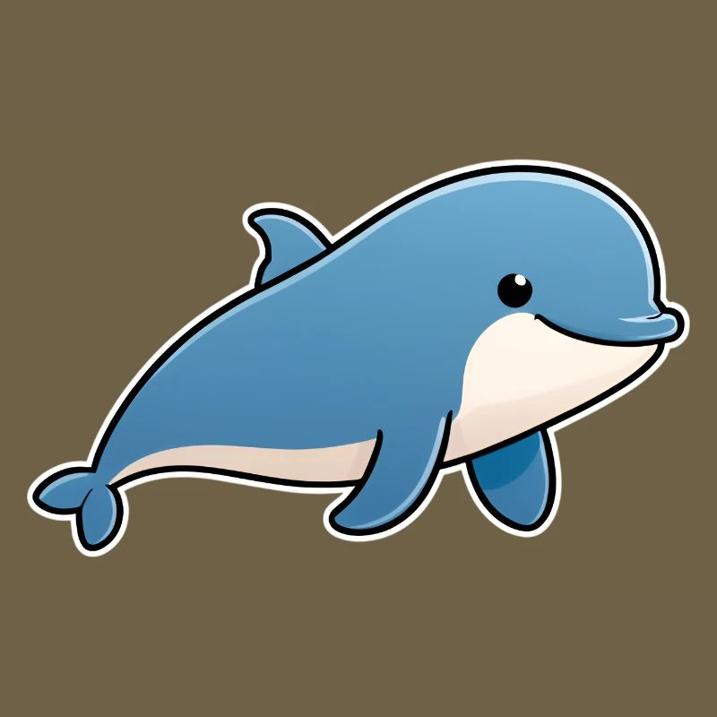 Blauer Delfin – freundlicher Meeresfreund