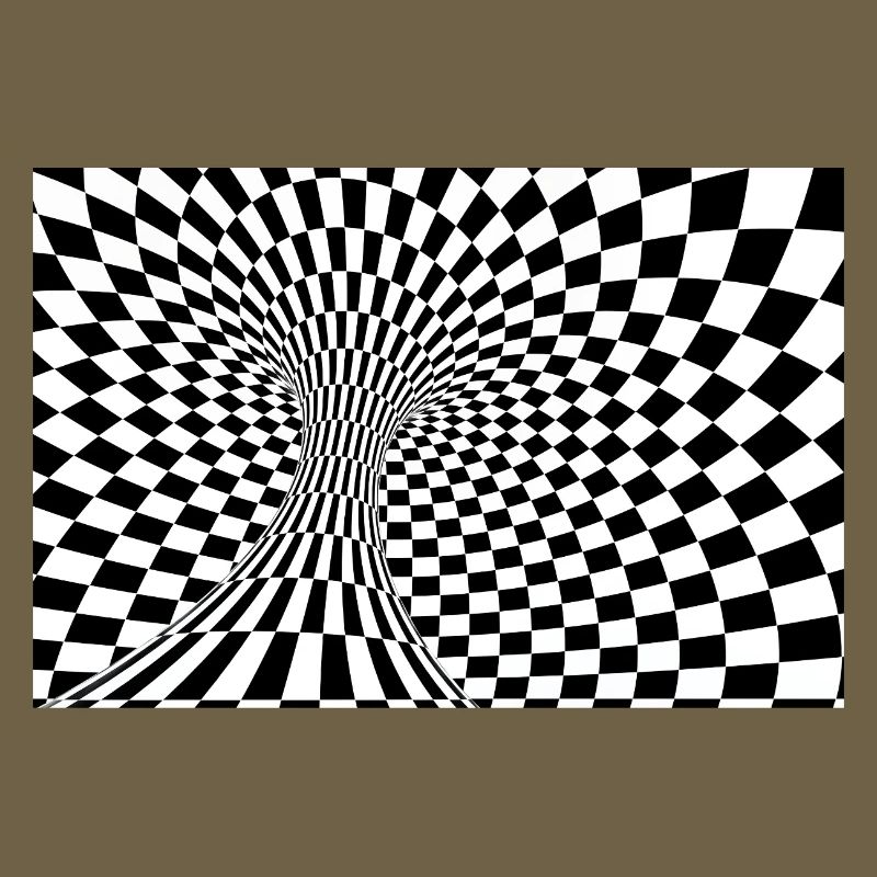 Checkerboard-Optiktunnel