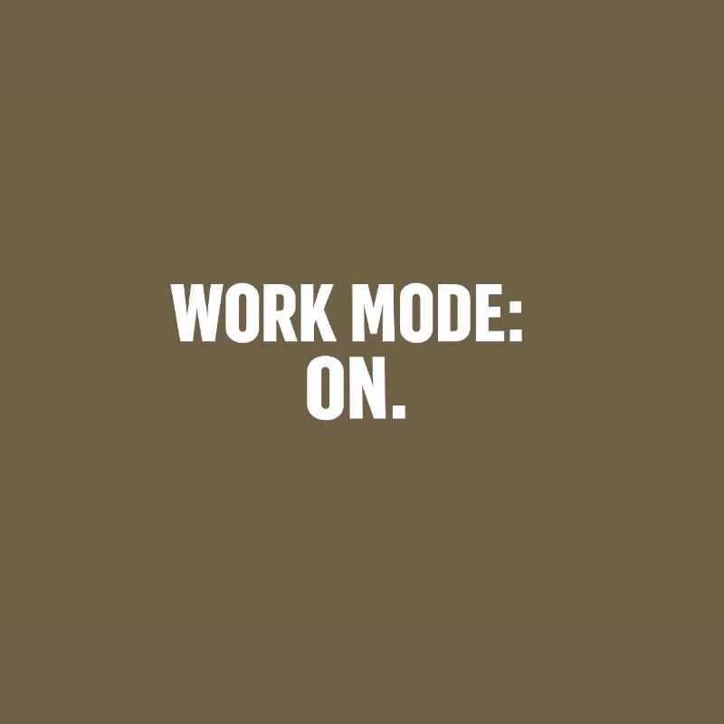 Arbeitsmodus an: Starke Typografie