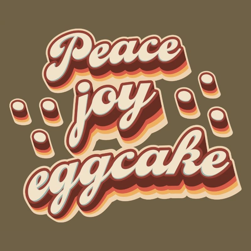 Peace Joy Eggcake