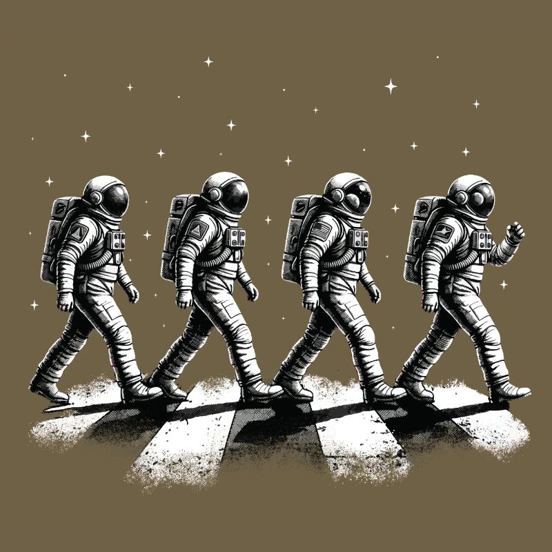 Walking Astronauts Space Exploration