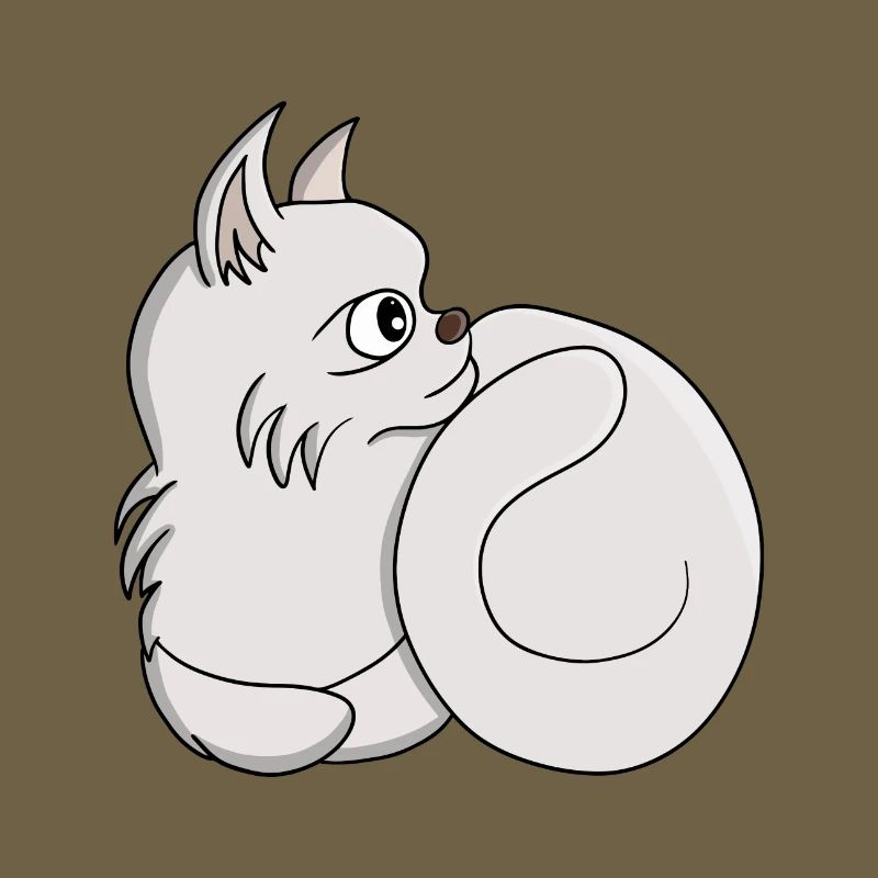 Neugierige Katze