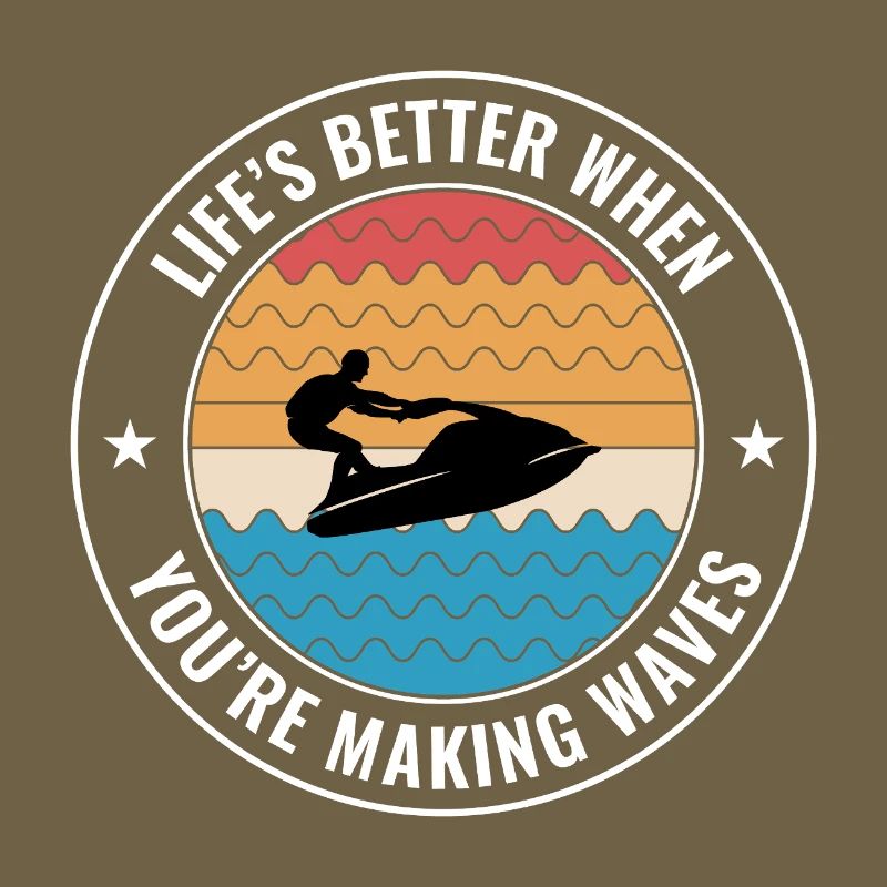 Life’s Better Jetski Making Waves 