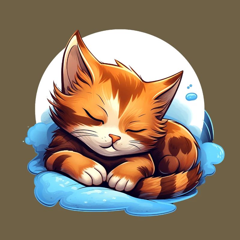Cat Cuddle Dream on Cloud - Cat