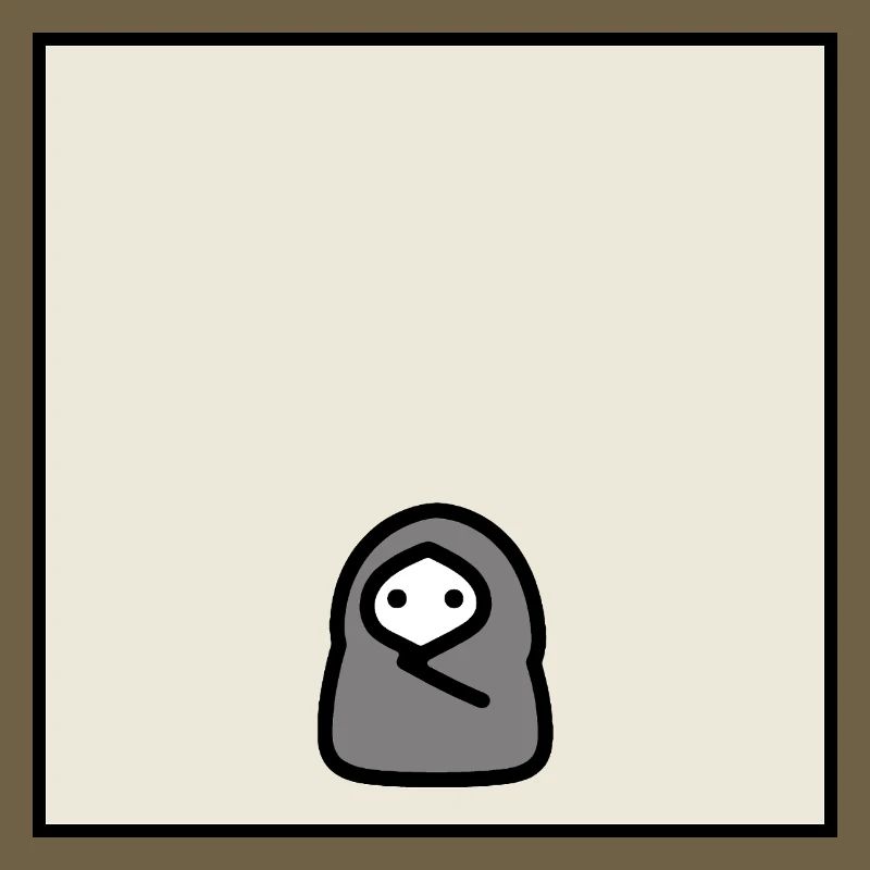 Introvert Cocoon Minimal Meme Character