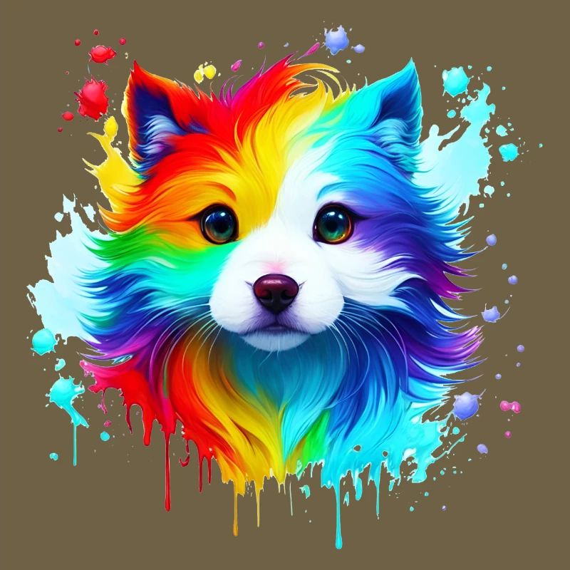 Rainbow Style Spray Welpe