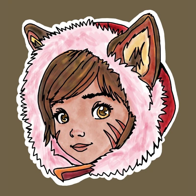 Rotkäppchen als kleiner Wolf