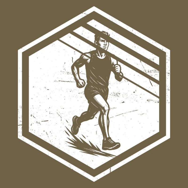 Modernes Running Artwork