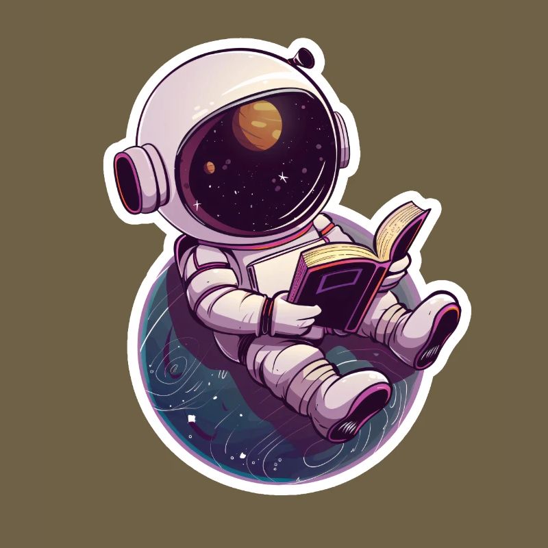 Astronaute lit devant la Terre – Space Design
