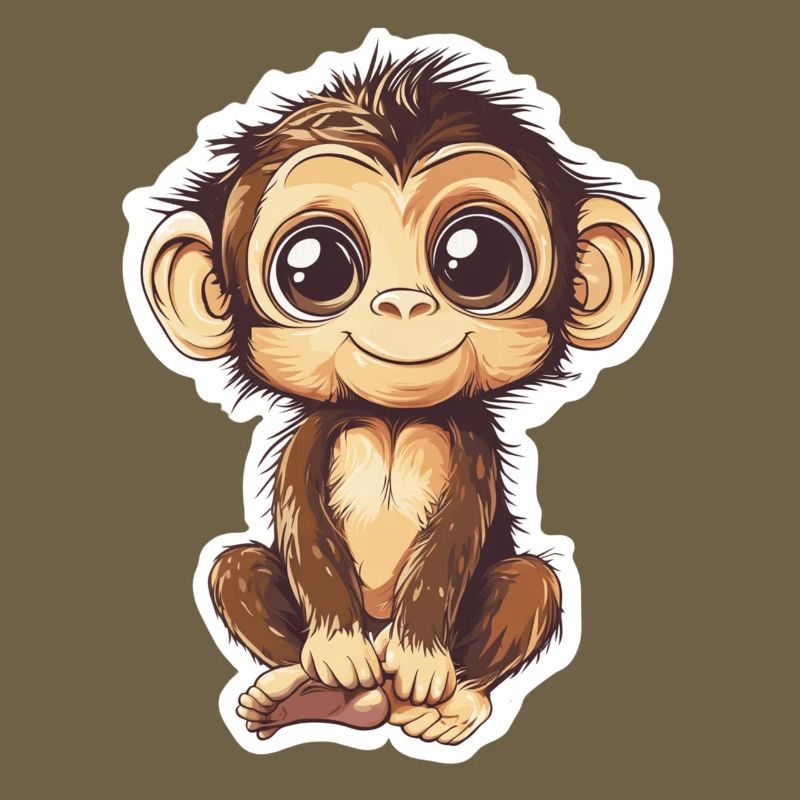 Monkey Cute Monkey Gift for Monkey Fans