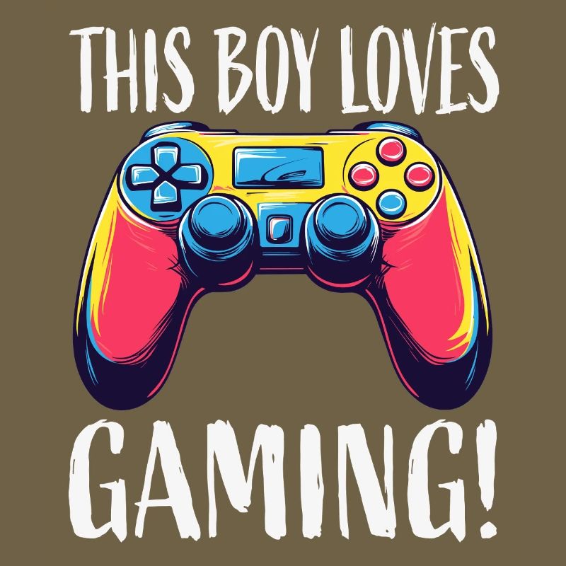 Junge liebt Gaming Controller
