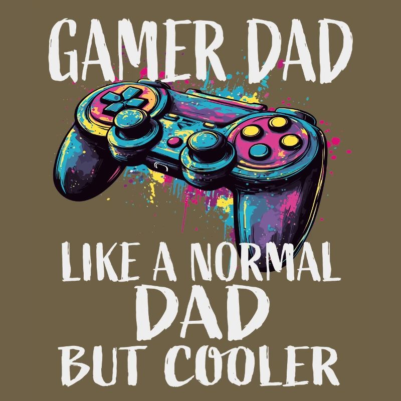 Gamer Dad Cooler Controller Splash