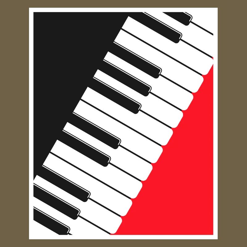Klavier-Keyboard-Posterkunst