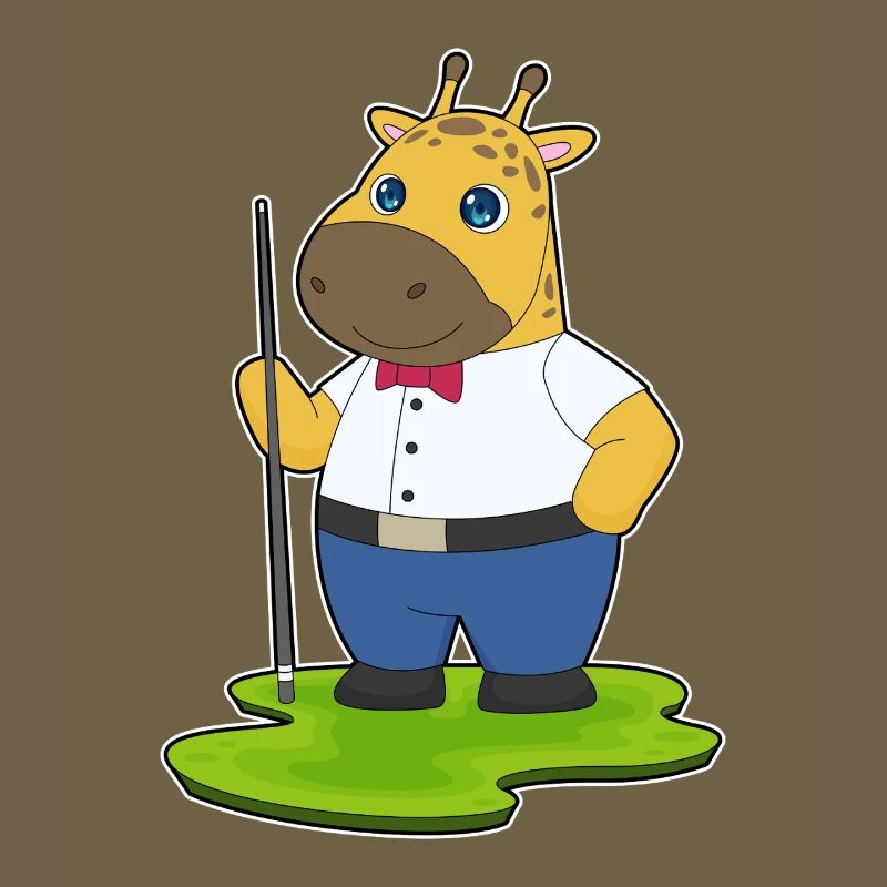 Billard de girafe Sport de queue