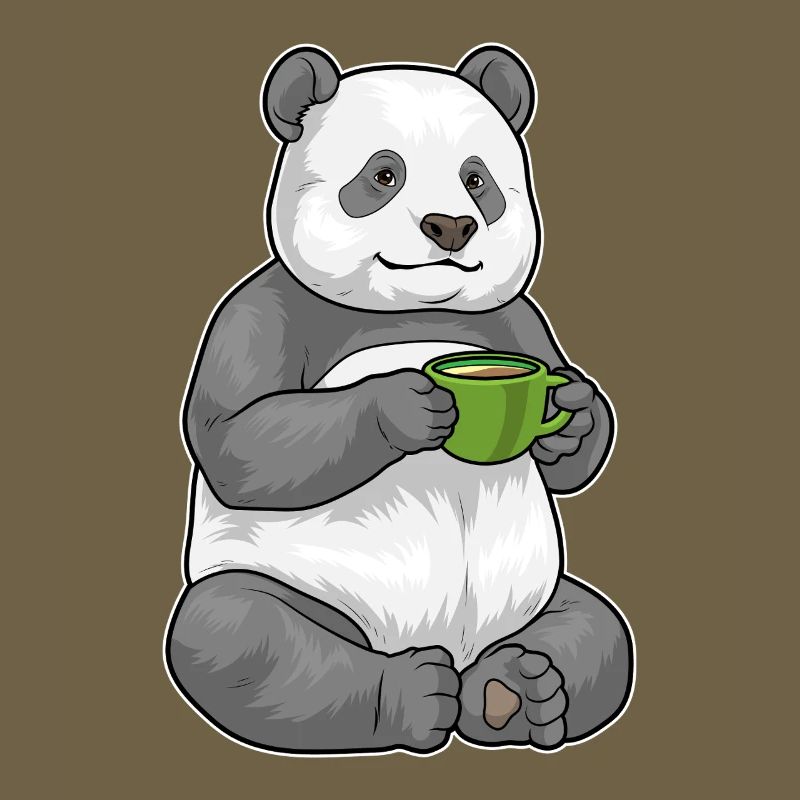 Panda Kaffee Tasse