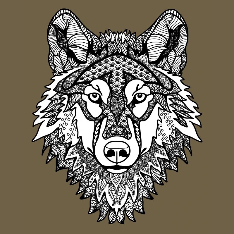 Mandala Wolf