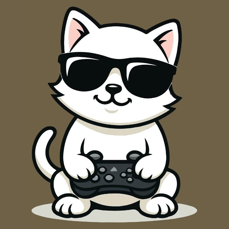 Gamer Cat Coolness