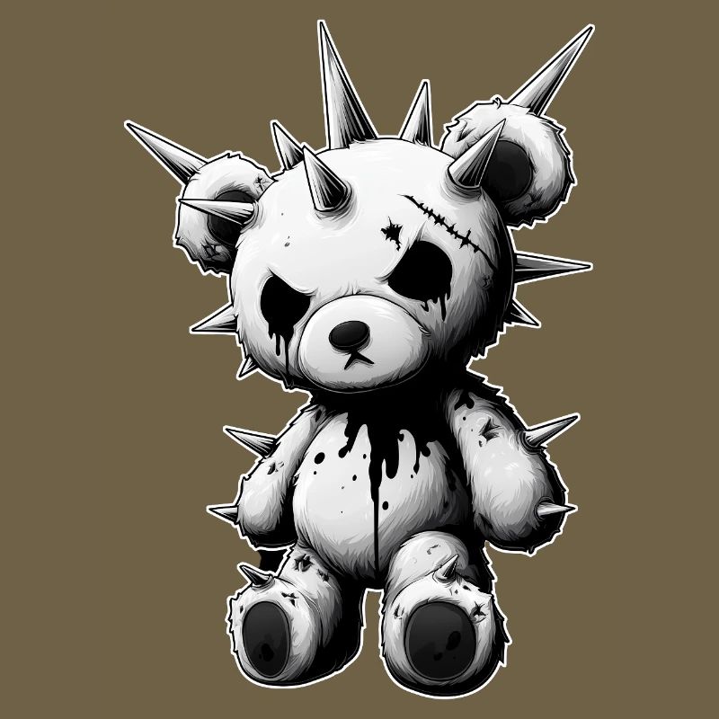 Spiked Teddy Gothic