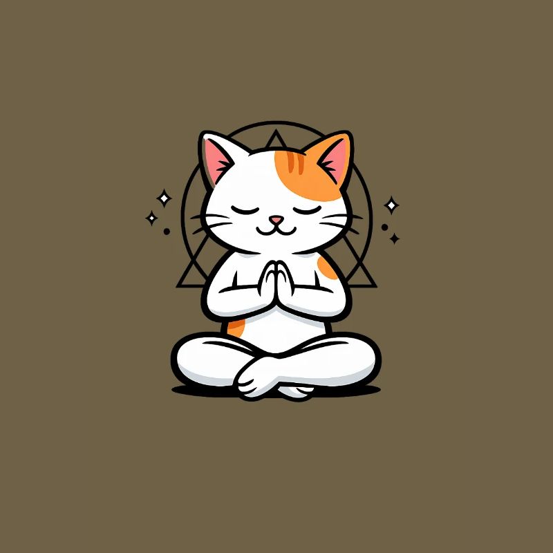 Méditation du chat : posture zen