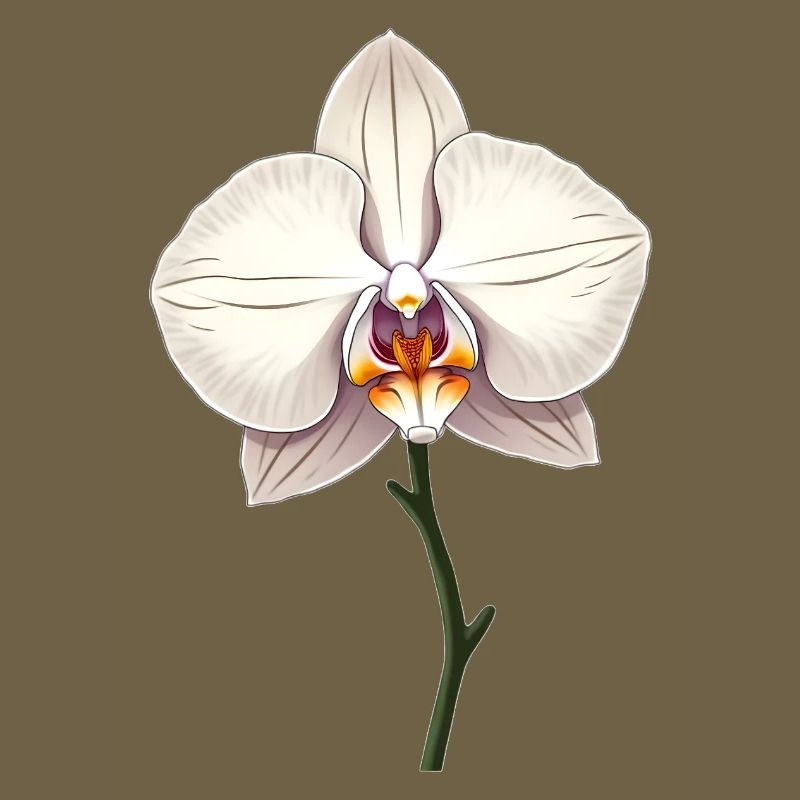 Orchidée blanche