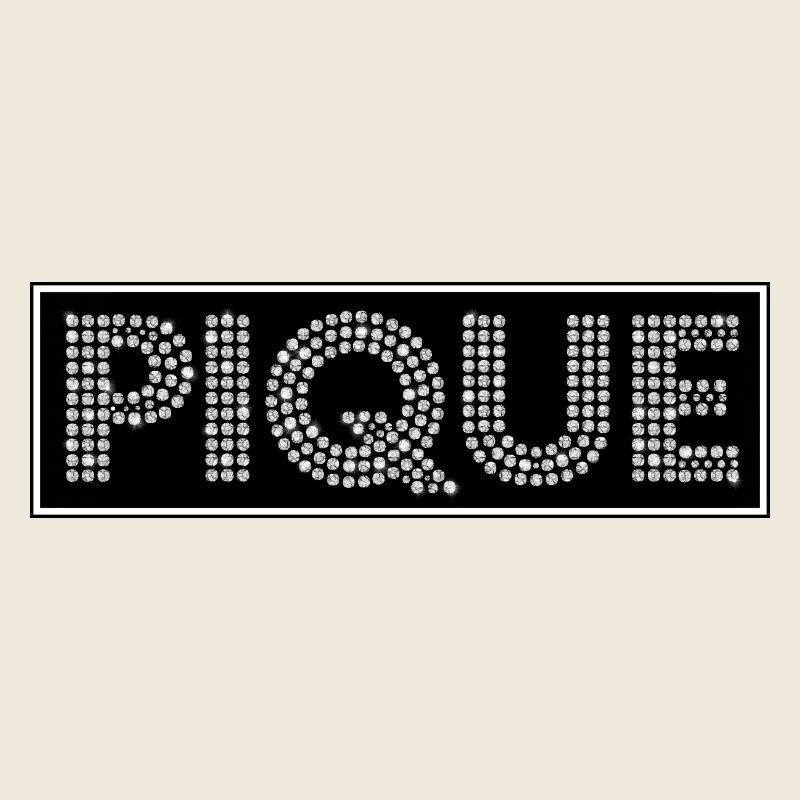 PIQUE Glitter Letters Pebbles