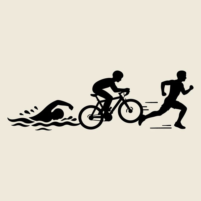 Triathlon Silhouette Sport