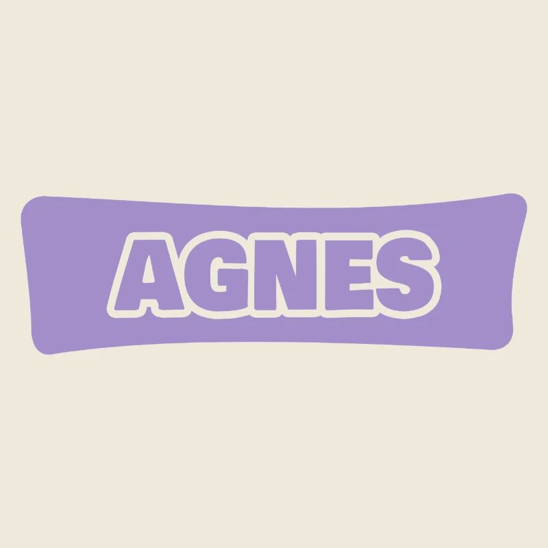 AGNES Typographe-Lavender