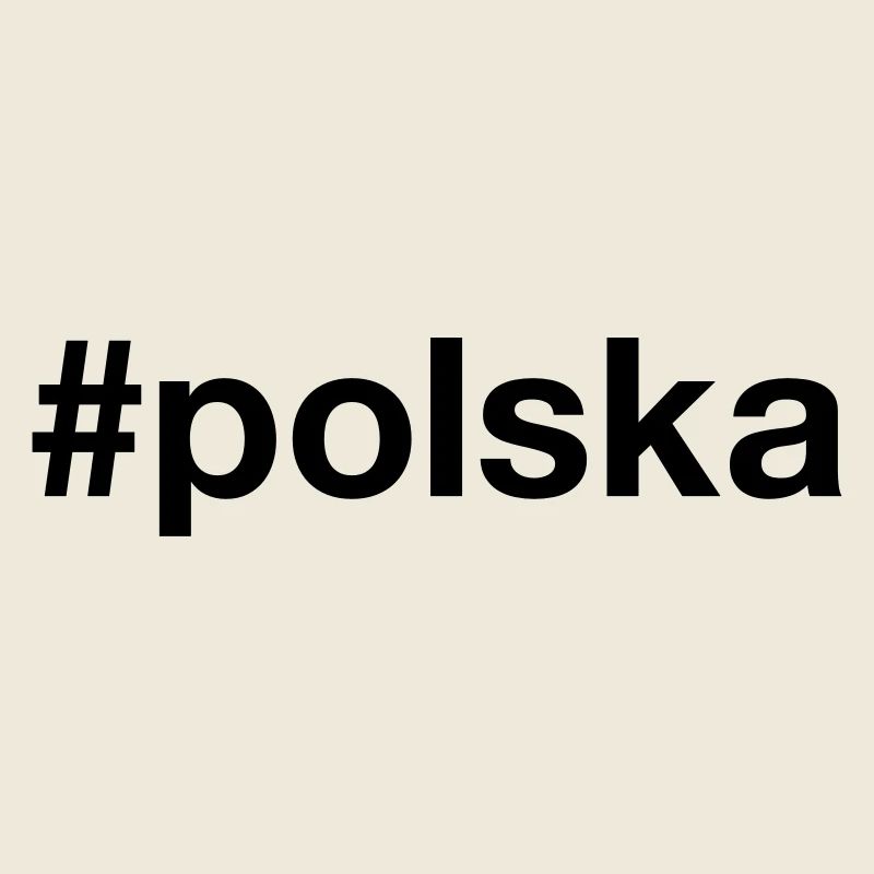 POLSKA Hashtag - POLEN - POLOGNE