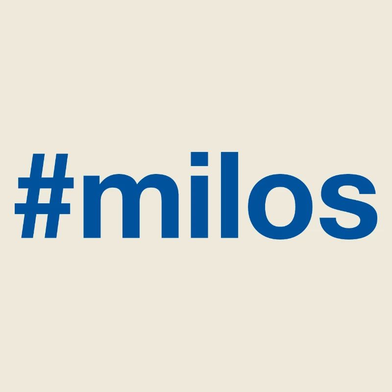 MILOS Grèce Griechenland Hashtag